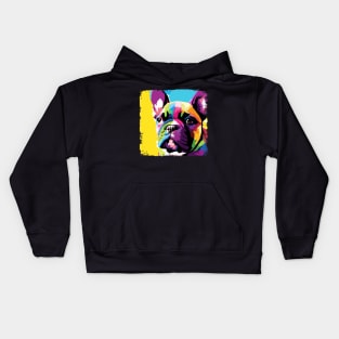 French Bulldog Pop Art - Dog Lover Gifts Kids Hoodie